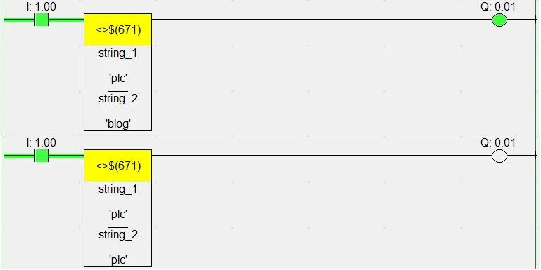 img/omron plc string/Omron not equal to String comparison instructions.webp